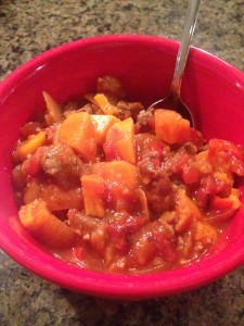 Sweet and Spicy Beef Stew